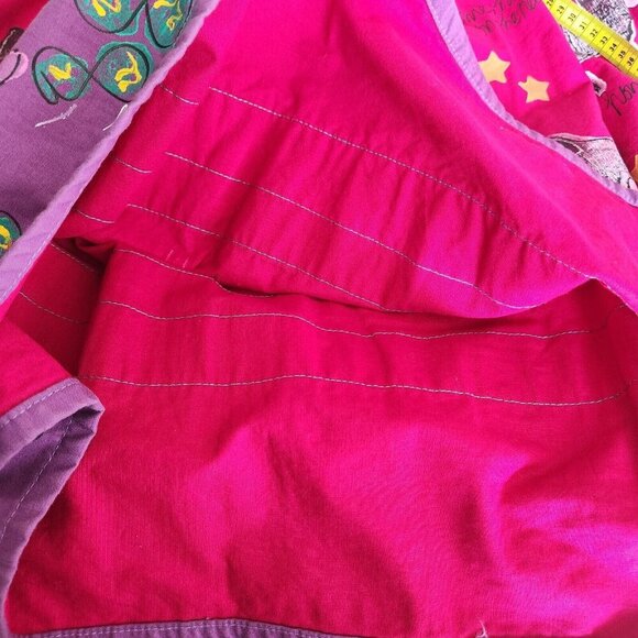 Vintage Robin Brown Portable Art Handpainted Western‎ Buffalo Horse Maxi Skirt - Picture 15 of 16